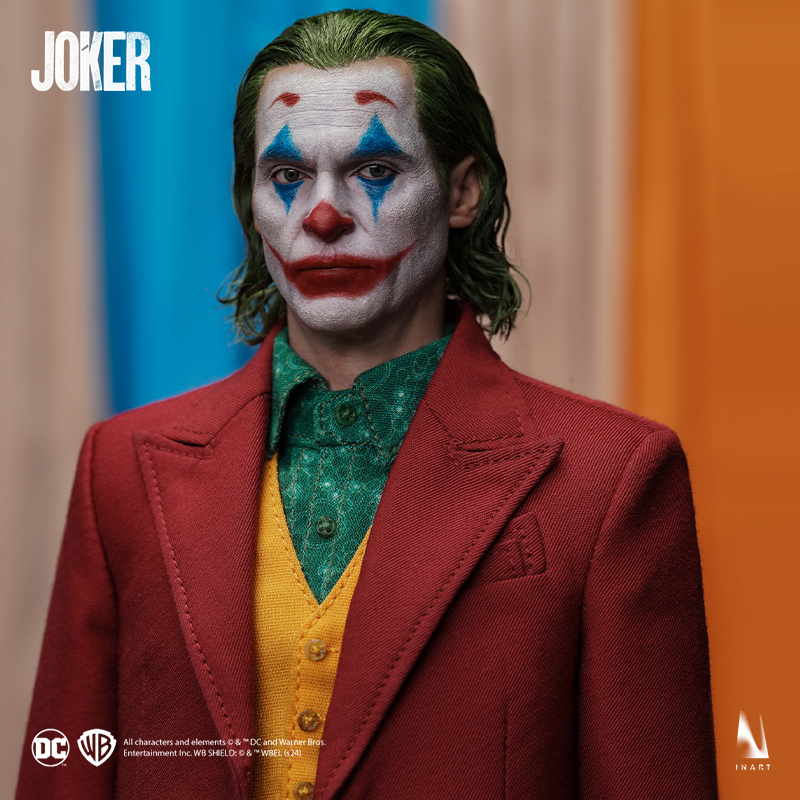 Joker 1-6 scale figure inspired by iconic comic book villain