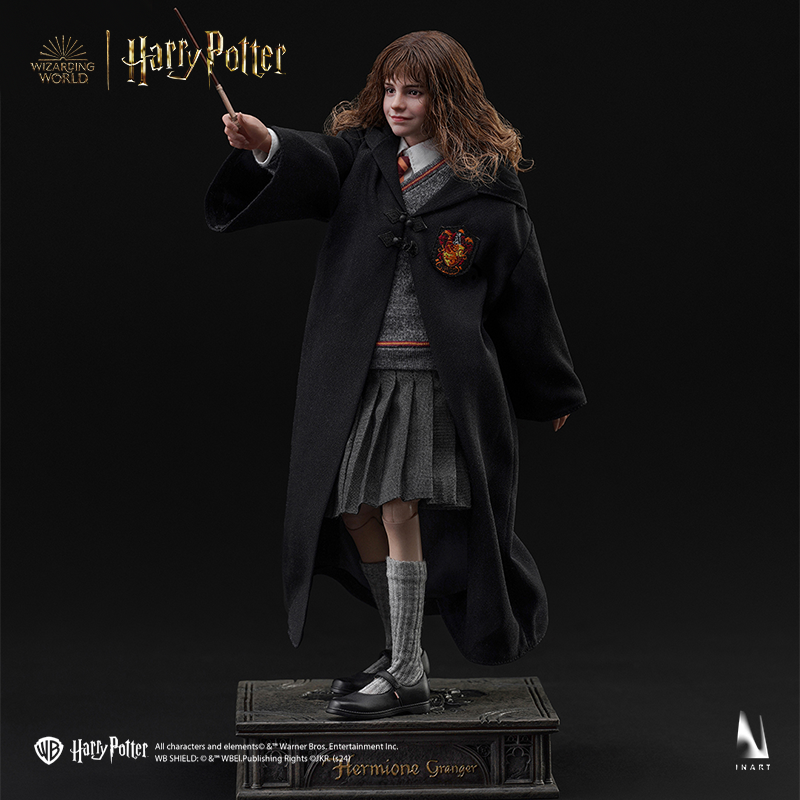 Miniature Hermione Granger figure capturing her iconic look