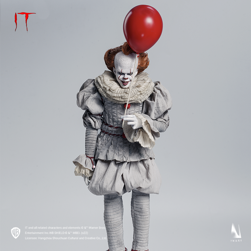 Miniature Pennywise figure capturing its iconic creepy appearance