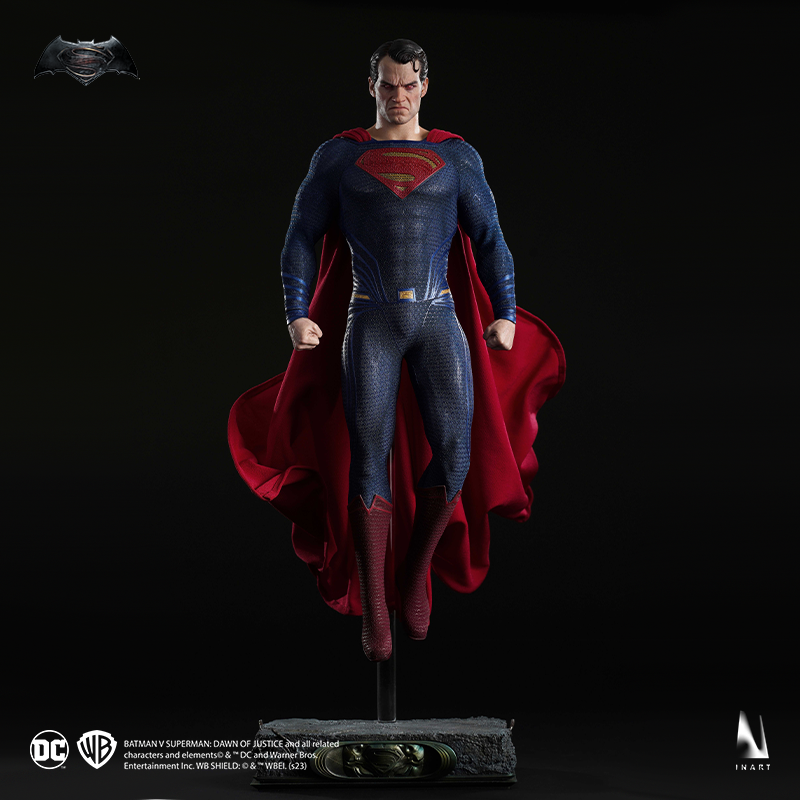 Collectible figure portraying Superman from Batman v Superman, by INART