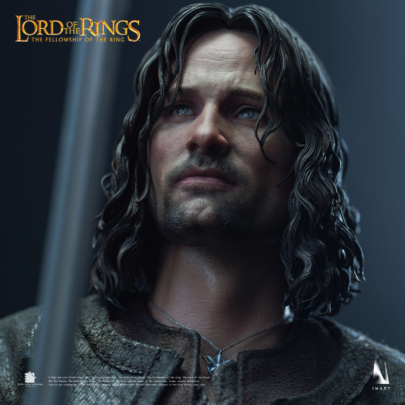 Collectible figure of Aragorn with finely detailed weapons and accessories