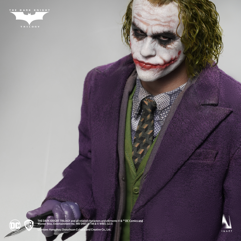 The Dark Knight Joker figure from the twisted mind of Gotham's villain