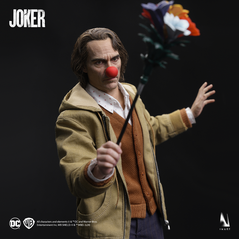 Collectible Joker with finely crafted clothing and accessories