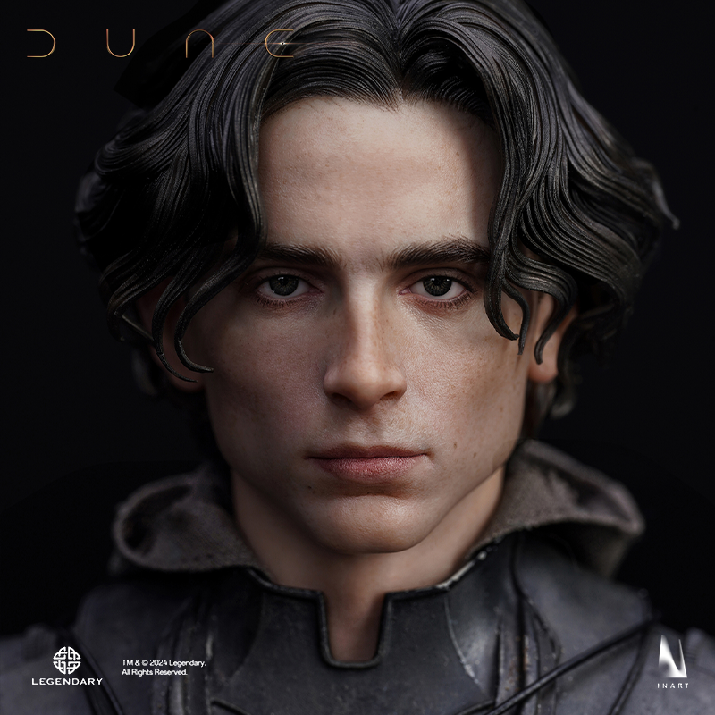 Miniature statue of Paul Atreides with desert-ready attire