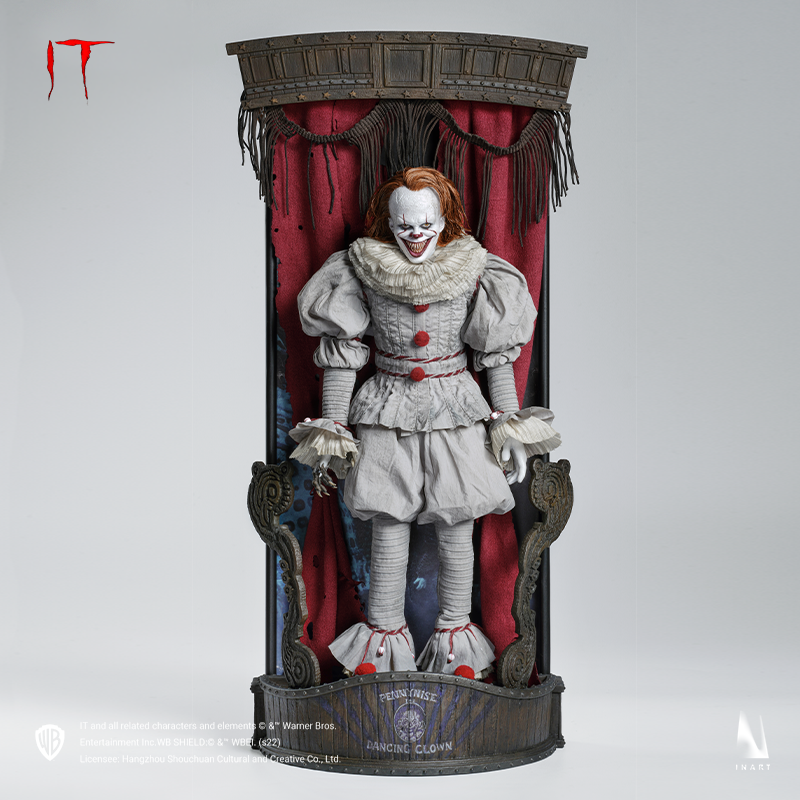 Pennywise figure featuring authentic horror design