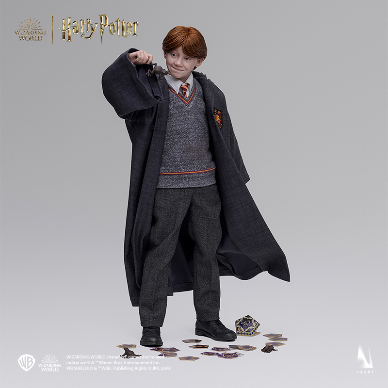 Ron Weasley figure featuring authentic wizarding school design