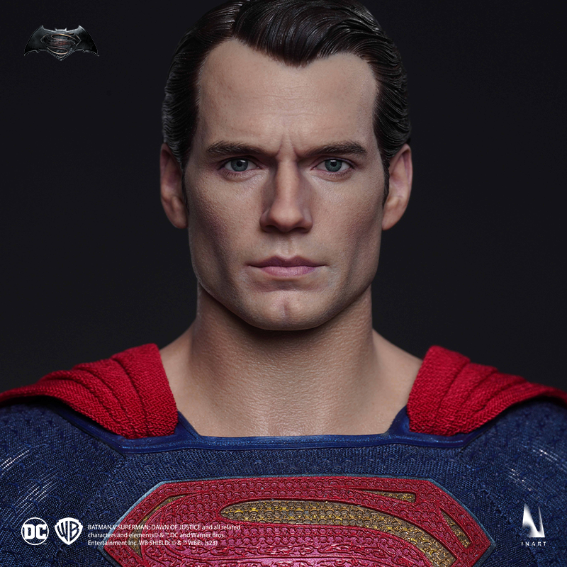 Collectible figure capturing the essence of Superman from BvS, by INART