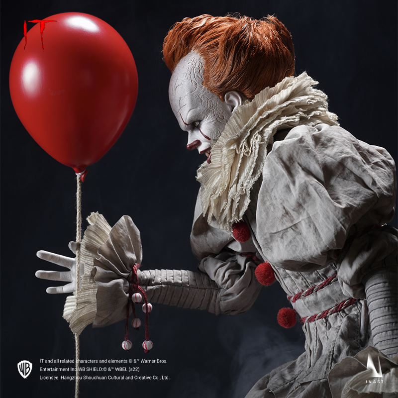 Detailed Pennywise collectible from INART, capturing every chilling detail