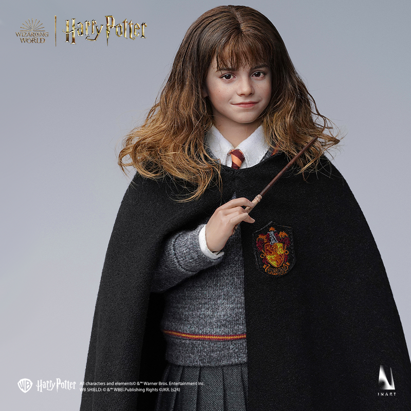 Miniature Hermione Granger with authentic wizarding attire