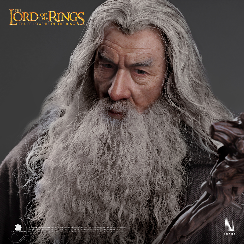 Detailed Gandalf The Grey figure, ideal for fantasy collectors