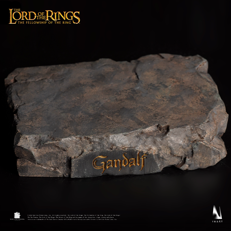 Gandalf The Grey collectible with intricate details of his robe and staff