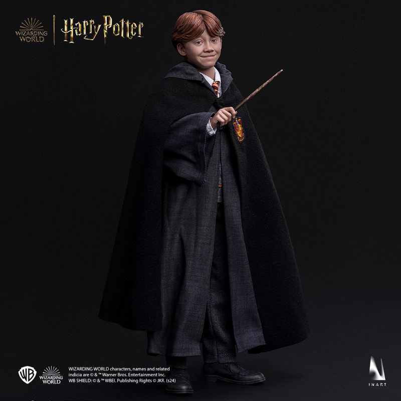 Ron Weasley collectible with intricate details of his magical accessories