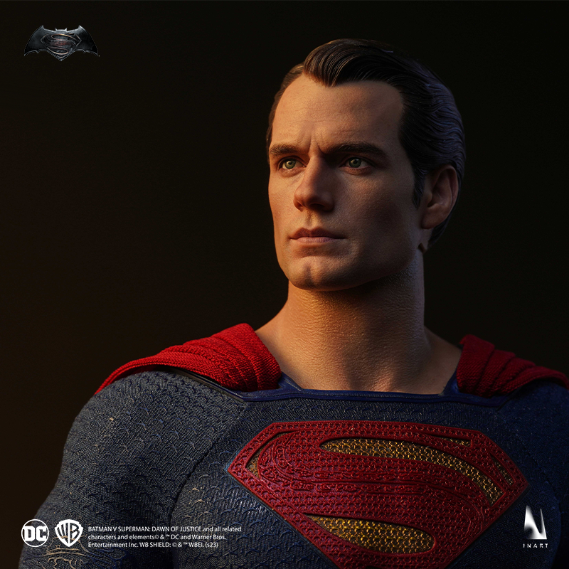 Collectible figure of Superman from BvS, crafted by INART