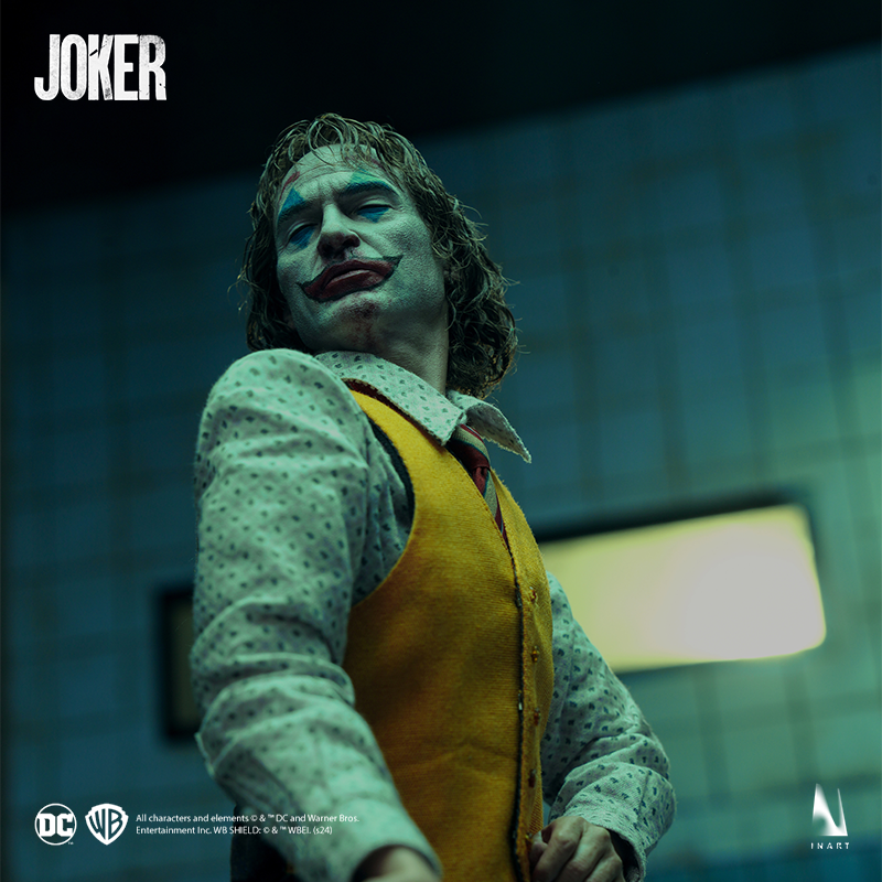 Joker collectible in a dynamic action pose