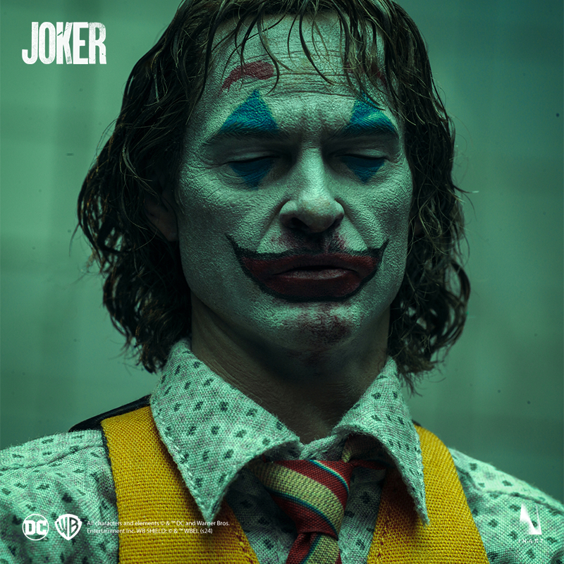 Detailed Joker figure with expressive eyes