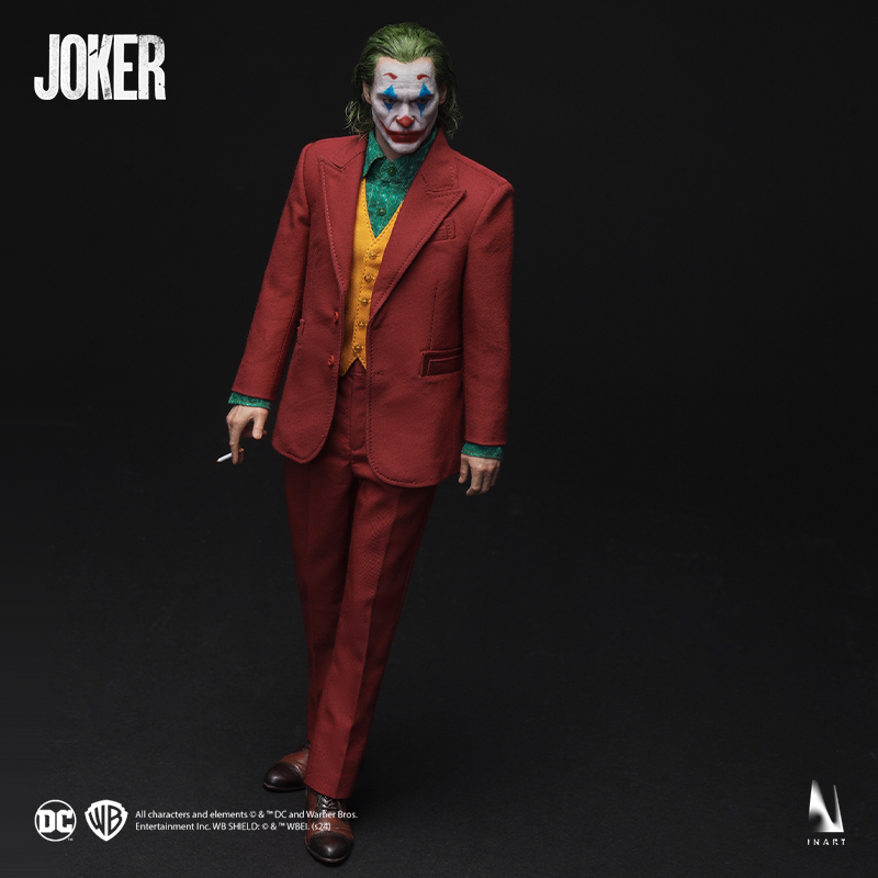 Joker figure standing with a maniacal smile