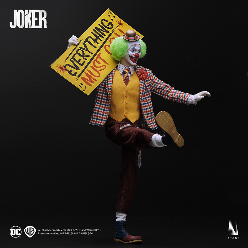 Joker figure with hand-crafted details