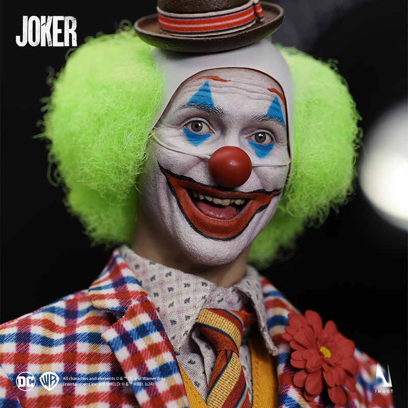 Joker figure featuring authentic comic book details