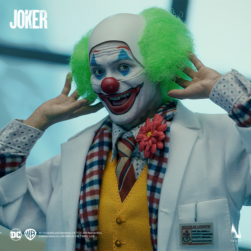 Detailed Joker figure with vibrant colors