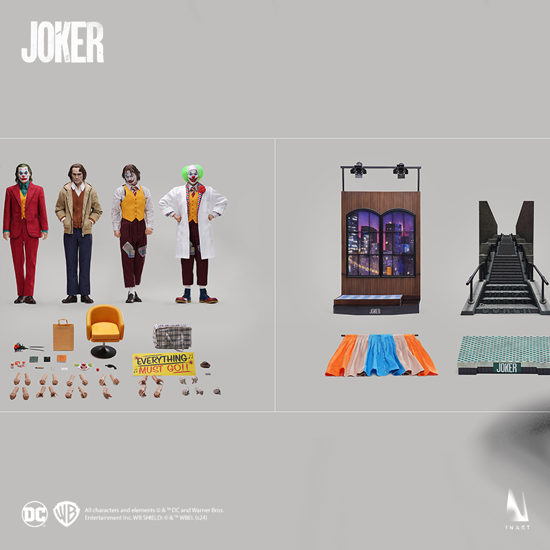 Miniature Joker figure accessories with fine details