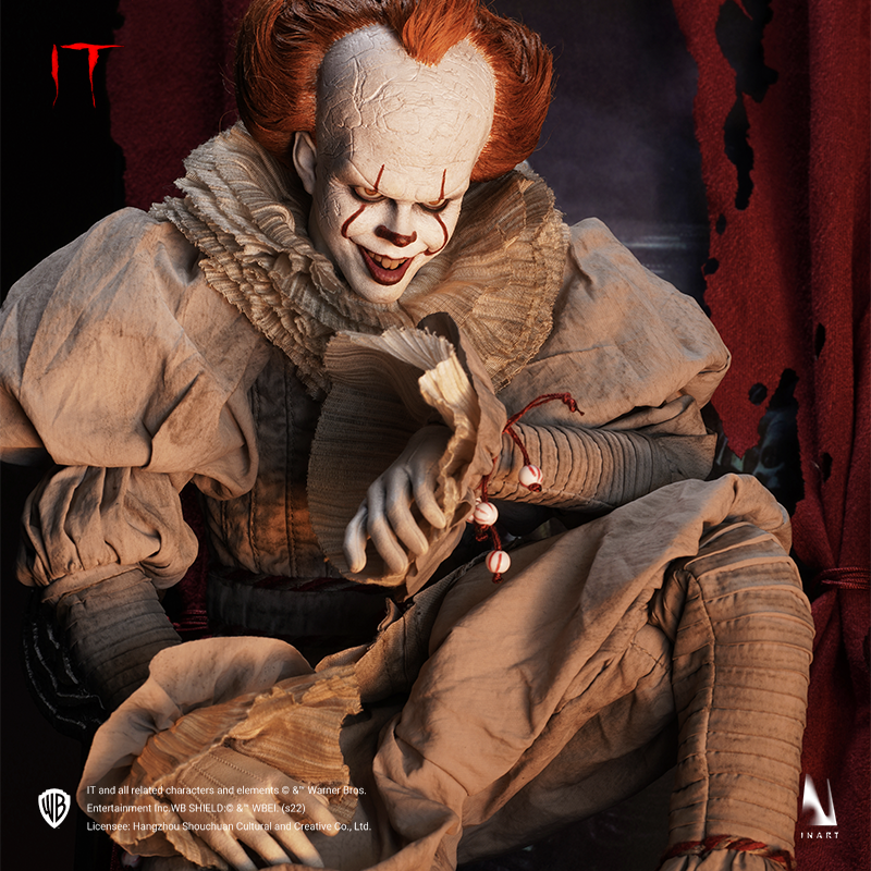 Collectible Pennywise with meticulously sculpted features