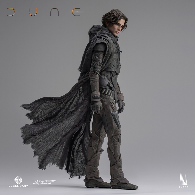 Paul Atreides figure capturing his journey through Arrakis